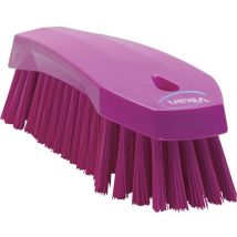 Spazzola da lavoro igienica - Fibre dure - Rosa - Vikan