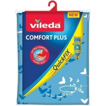 Vileda - Bügeltischbezug Viva ExpComfort Plus 120-130x38-45cm türkis / pink sortiert