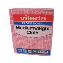 Medium Weight Cloth Red Pk10 - VIL04871 - Vileda