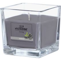 Duftkerze Im Glas Klar Eckig Harmony, 8 X 8 X 8 Cm Duftkerzen - Villa Verde