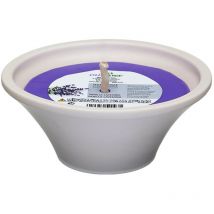 Duftkerze in Keramikschale Van.-Lavendel, Höhe 8 cm, ø 18 cm Duftkerzen - Villa Verde