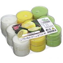 Villa Verde - Duftteelichte Citronella Höhe 1,7 cm, ø 3,8 cm, 18er Pack Duftkerze