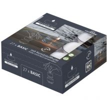 Villa Verde - Teelichter Basic ecl mit Hülle, 27 er Pack Deko Weihnachten