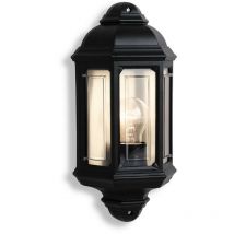 Firstlight Outdoor - 1 Light Outdoor Wall Lantern Black IP44, E27