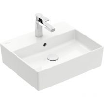 Memento 2.0 Vasque à poser rectangulaire, 49,8 x 42 x 13,9 cm, avec trop-plein, non meulé, blanc (4A075001) - Villeroy&boch