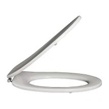 Sedili wc, cerniere inox, Duroplast bianco