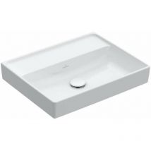 Villeroy&boch - Collaro - Lavabo da mobile 60x47 cm, senza troppopieno, senza foro per miscelatore, bianco alpino 4A336301