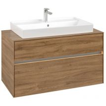Villeroy & Boch – Collaro Waschbeckenunterschrank mit integrierter LED-Beleuchtung – 1000 x 548 x 500 mm – SoftClose-Funktion