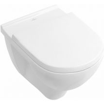 Villeroy&boch - Combi-Pack O.novo 360x560x350mm Oval wandhängend Abgang waagerecht Direct-Flush, Weiß Alpin CeramicPlus