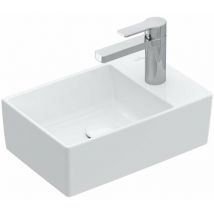 Villeroy&boch - Memento 2.0 - Lavamani 40x26 cm, senza troppopieno, 1 con foro per miscelatore, bianco alpino 43234001
