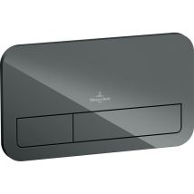 ViConnect - Placca di comando M200, vetro Glossy Grey 922400RA - Villeroy&boch