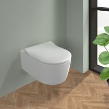 Villeroy&boch - Removable soft-closing seat for arceau pans, Duroplast (8M31S101)