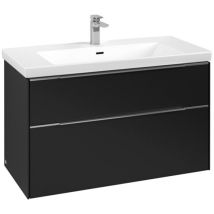 Villeroy & Boch Waschbeckenunterschrank Subway 3.0 – 973 x 576 x 478 mm – Holz – Wandhängend – Antirutschboden – Inklusive Befestigungssatz