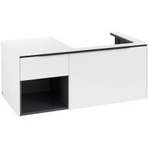 Villeroy & Boch Subway 3.0 Waschbeckenunterschrank – 1001 x 423 x 516 mm – Holz – 2 Auszüge – Soft-Close – Wandhängend