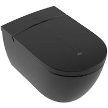 ViClean - Bidet elettronico con ceramica, Rimless, CeramicPlus, SoftClosing, Pure Black V0E200R7 - Villeroy&boch