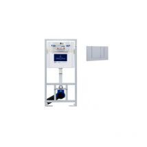 Villeroy & Boch Viconnect Pro Suspended Toilet Frame + Two-touch plate matt chrome (92214469VS0)