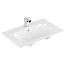 Finion - Lavabo avec trop-plein dissimulé, 800x500 mm, avec CeramicPlus, blanc alpin 416484R1 - Villeroy&boch