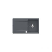 Evier 1 bac VILLEROY ET BOCH Siluet 50 Graphite CeramicPlus - Avec vidage automatique