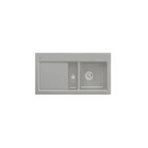 Villeroy&boch - Evier 1 cuve et demi villeroy et boch Subway 60 100 x 51 cm egouttoir a gauche Fossile CeramicPlus