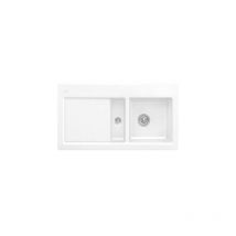 Villeroy&boch - Evier 1 cuve et demi villeroy et boch Subway 60 100 x 51 cm egouttoir a gauche Blanc CeramicPlus
