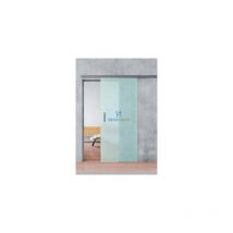 Villes Binario cm 200 Porte Scorrevoli Vetro + Accessori Portata 80 kg