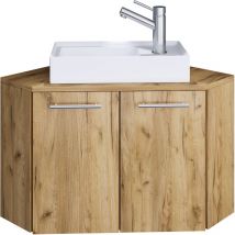 Ebuy24 - 2-tlg. Eck Waschplatz Waschtisch Vilosa