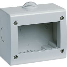 Vimar – IP40 Gehäuse für 3M Idea/8000 Module, grau – Lieferung inklusive 3 Adapter