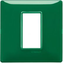Vimar 1M Reflex Smaragdplatte – Technopolymer – 1-Modul-Platte