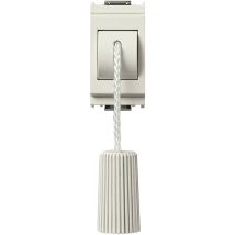 Vimar - 16083.b 1p Nc 10a Drucktaster Mit Weißem Kabel