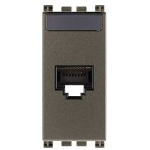 Buchse rj45 netsafe cat5e utp metall 19339.11.m - Vimar