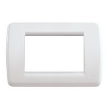 Idea plaque Rondò 3 modules blanc Idea 16763.04 - Vimar