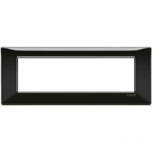 Vimar - Placca plan 7 module technopolymer schwarz 14657.05