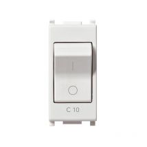 Mt-Schalter 1P+N C10 120-230V Weiß Vimar 14405.10