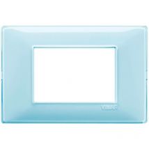 Plana plaque 3 modules couleur eau 14653.45 - Vimar