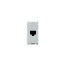 Presa rj11 silver series plana 14320.sl