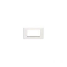 Plana placca 4 moduli tecnopolimero colore bianco 14654.01 - Vimar