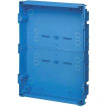Box incasso per centralino estetico 54 moduli colore azzurro v53354