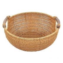 Panier de rangement tissé en vigne Panier de rangement pour assiettes de fruits pour la maison Panier de rangement pour table à thé Panier en rotin