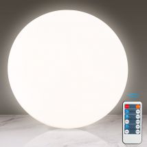 Vingo - 18W led Deckenleuchte Esszimmer Bewegungsmelder Küche Fernbedienung Neutralweiß - Weiß