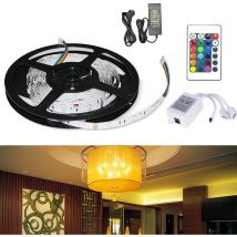 Vingo - swanew 2M led Streifen Lichtband Beleuchtung led Strip Lichterkette rgb led Stripe Band Strip Farbwechsel 30LEDs IP20 mit 24 Tasten