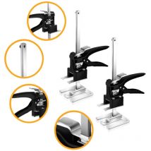 Swanew 2x Handwerkzeugheber Schrankheber Hebevorrichtung Tool Hebehilfe Bis 240Kg