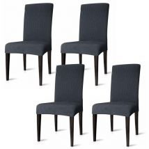 Vingo - 4X housses de chaise housse de chaise universelle étanche balançoire chaises housse de chaise protecteur fête gris