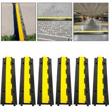 Swanew 6 piezas cable puente puente anulación protección 100cm suelo canal 2 canal manguera