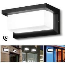 Vingo - Applique murale led Lampe murale 18W led Deco Sensor IP65 Lampe de couloir blanc froid