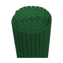 Canisse in pvc, schermo da giardino, piscine, recinzione in pvc resistente ai raggi uv Verde 180 x 300cm - Vingo