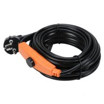 Cavo di riscaldamento Cavo riscaldante antigelo autoregolante con termostato 12m 192W