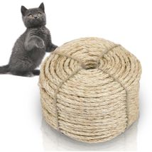 Corde de sisal Corde d'arbre à chat naturelle Échelle de chat Arbre à chat Différentes longueurs. longueur 5000x0.6CM - Vingo