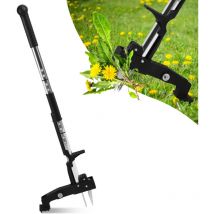 Vingo - Desherbeur Manuel Stand Up Weed Puller Outil D'élimination des Racines des Mauvaises Herbes,avec pédale 100cm
