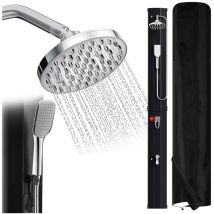 Vingo - Douche solaire avec douche de pied douche d'été douche de piscine douche de jardin douchette 60L avec protection contre la pluie et