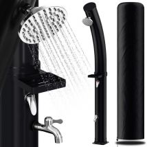 VINGO Douche solaire d'extérieur Douche Solaire pour Piscine Douche Solaire de Jardin 35L Courbée